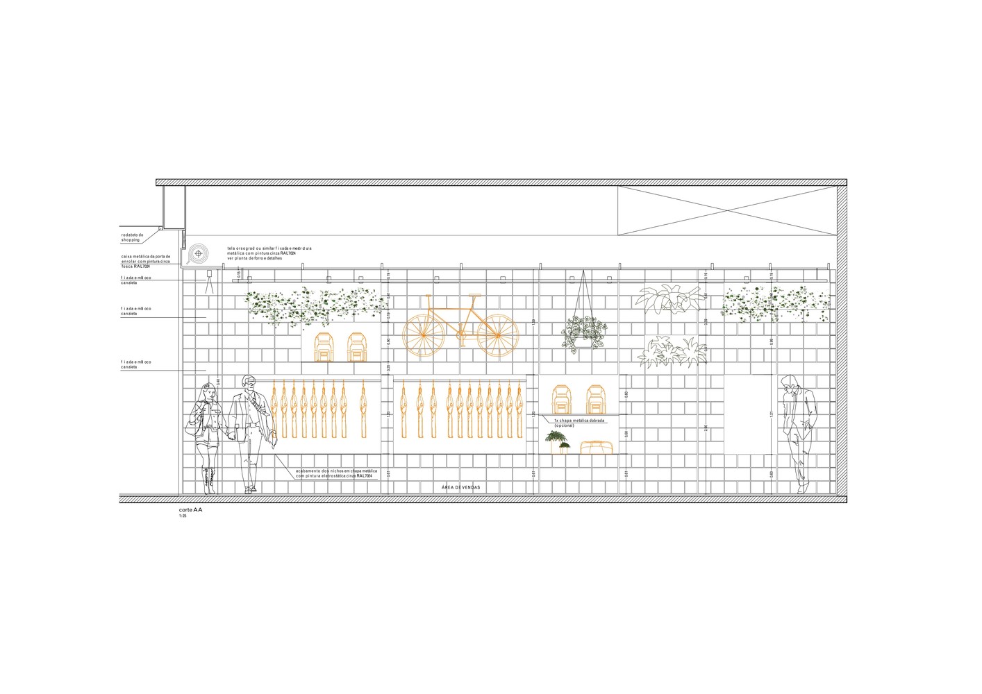 巴西里约 Itsu 商店 | 混凝土与木质元素的新鲜碰撞-27