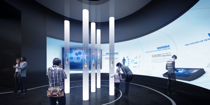 椒江绿色药都小镇医药博物馆展厅设计丨森克思科技-25