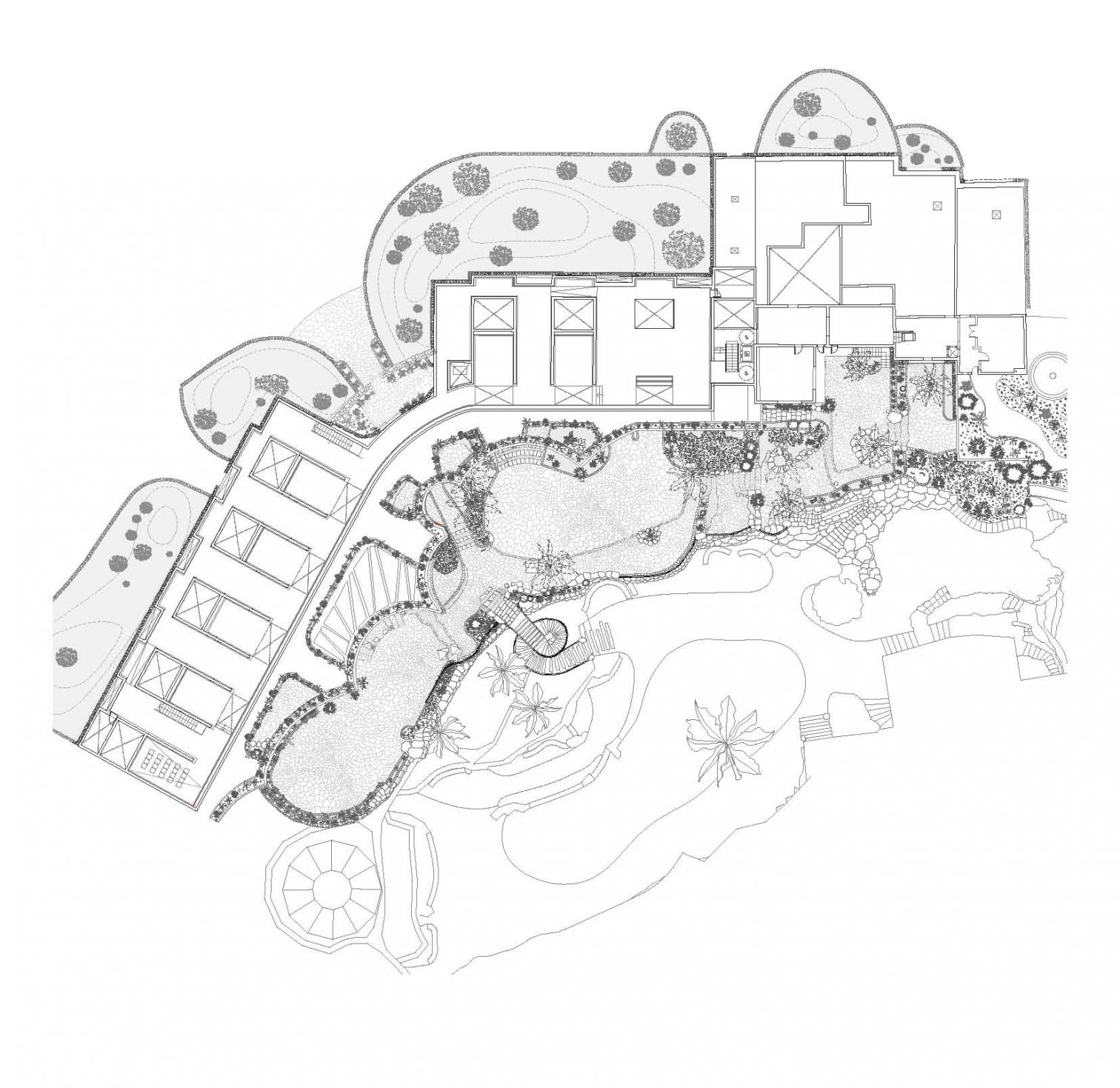 火山之家 · 线性光影的展览空间-16