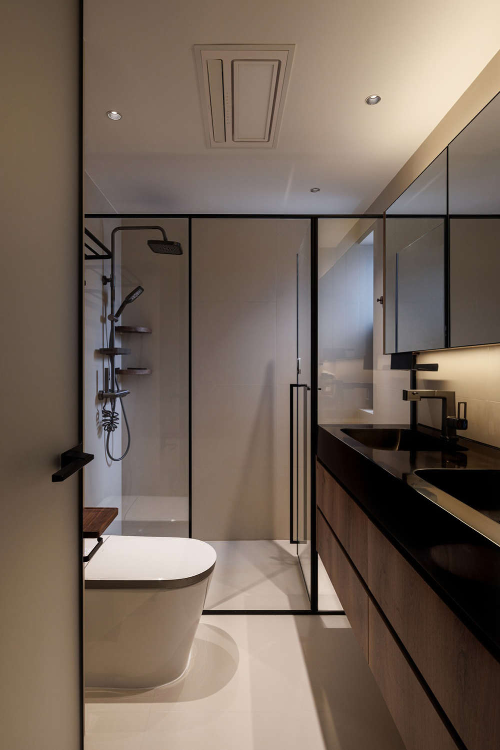 私宅设计:黑白之间,极致简约丨中国成都丨成都宏福樘设计,巴克空间设计-24