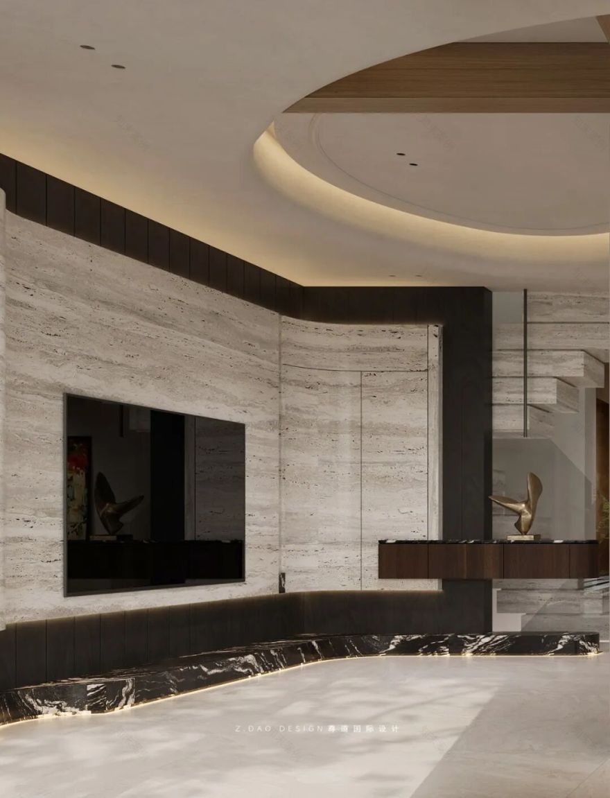 尊道新作|合肥『丽丰璞羽山』500㎡自然主义别墅,让家如有机生命般生长。-198