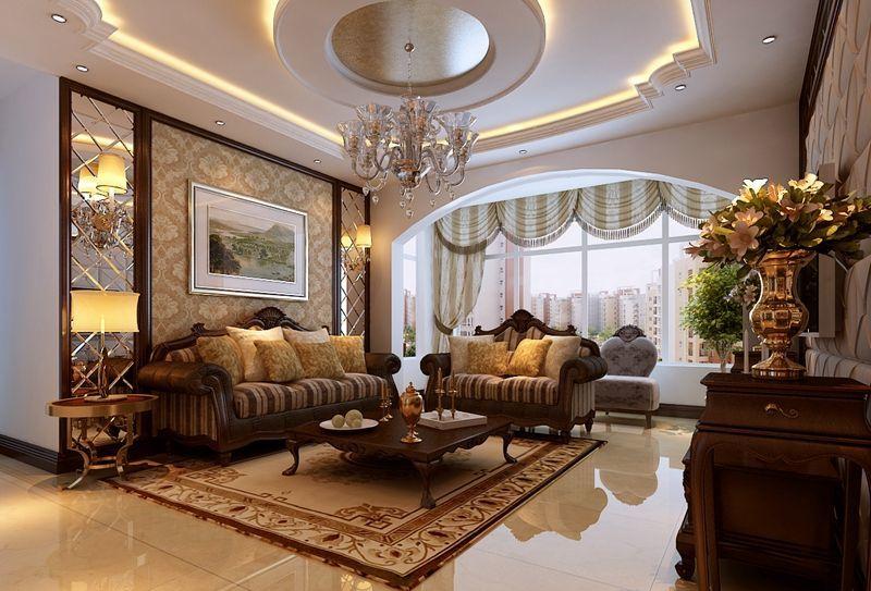 个体老板装修松浦观江国际135平大气欧式三居-14