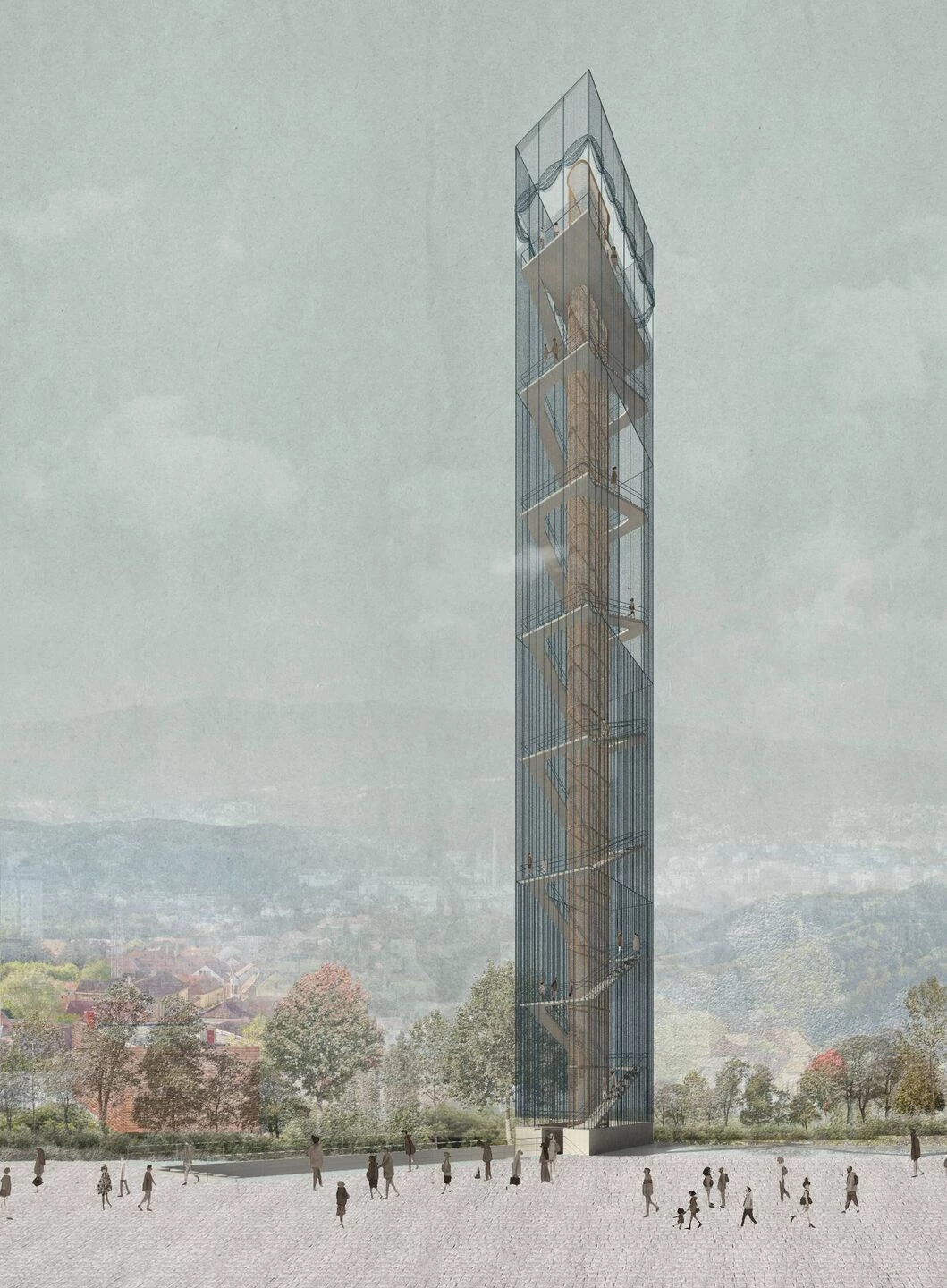 萨格勒布瞭望塔丨克罗地亚萨格勒布丨T.ZED Architects-11