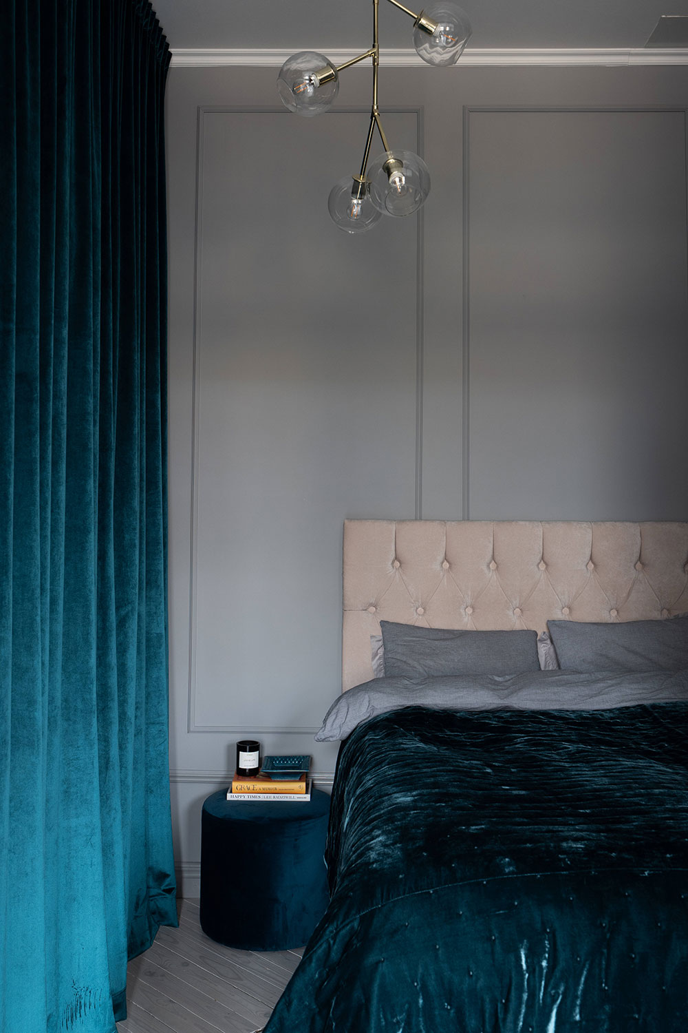 瑞典 37㎡小公寓的时尚黑色魅力-12