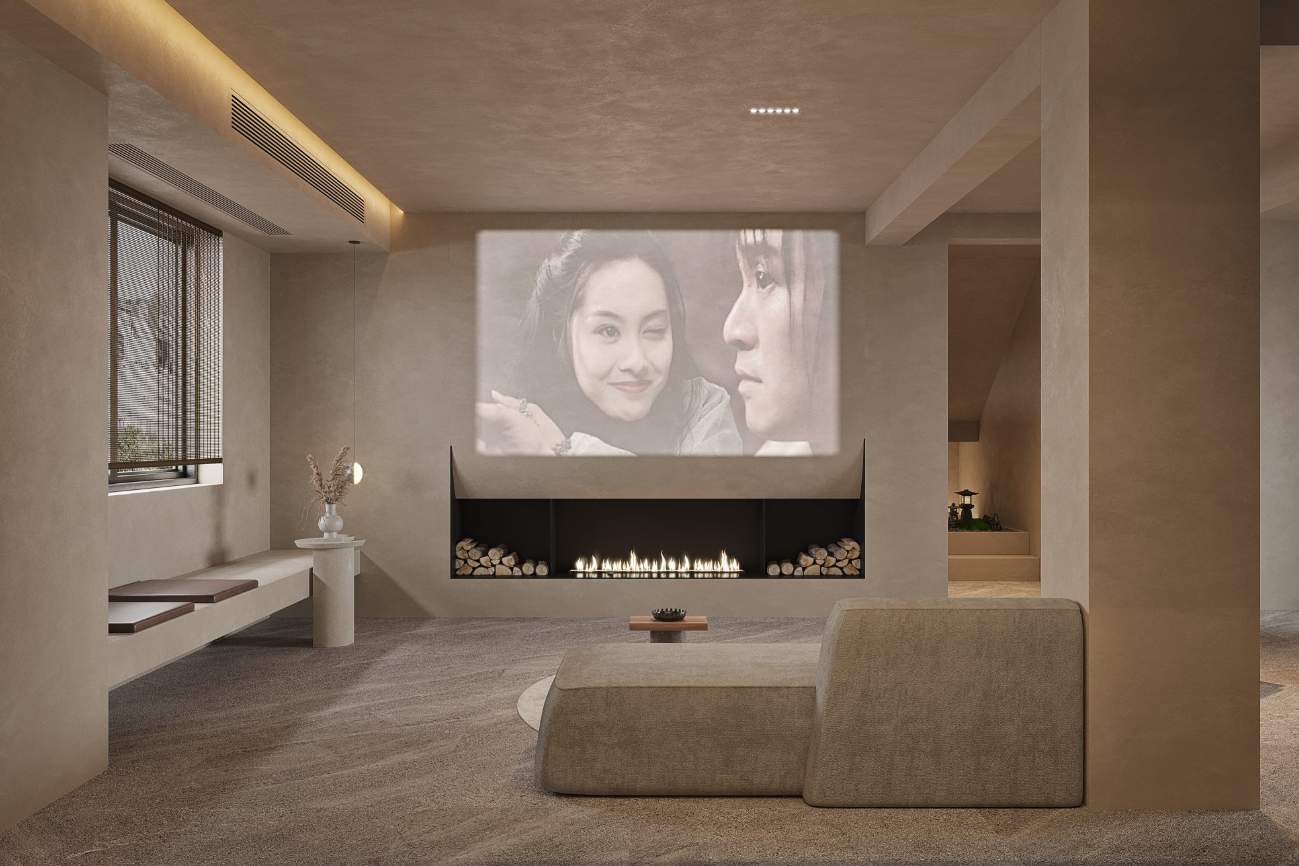 自然舒适侘寂感办公空间-6