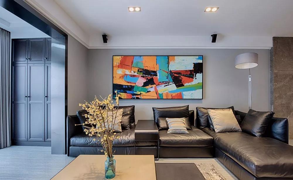 现代城市生活，130㎡四室两厅设计诠释简约美学-2