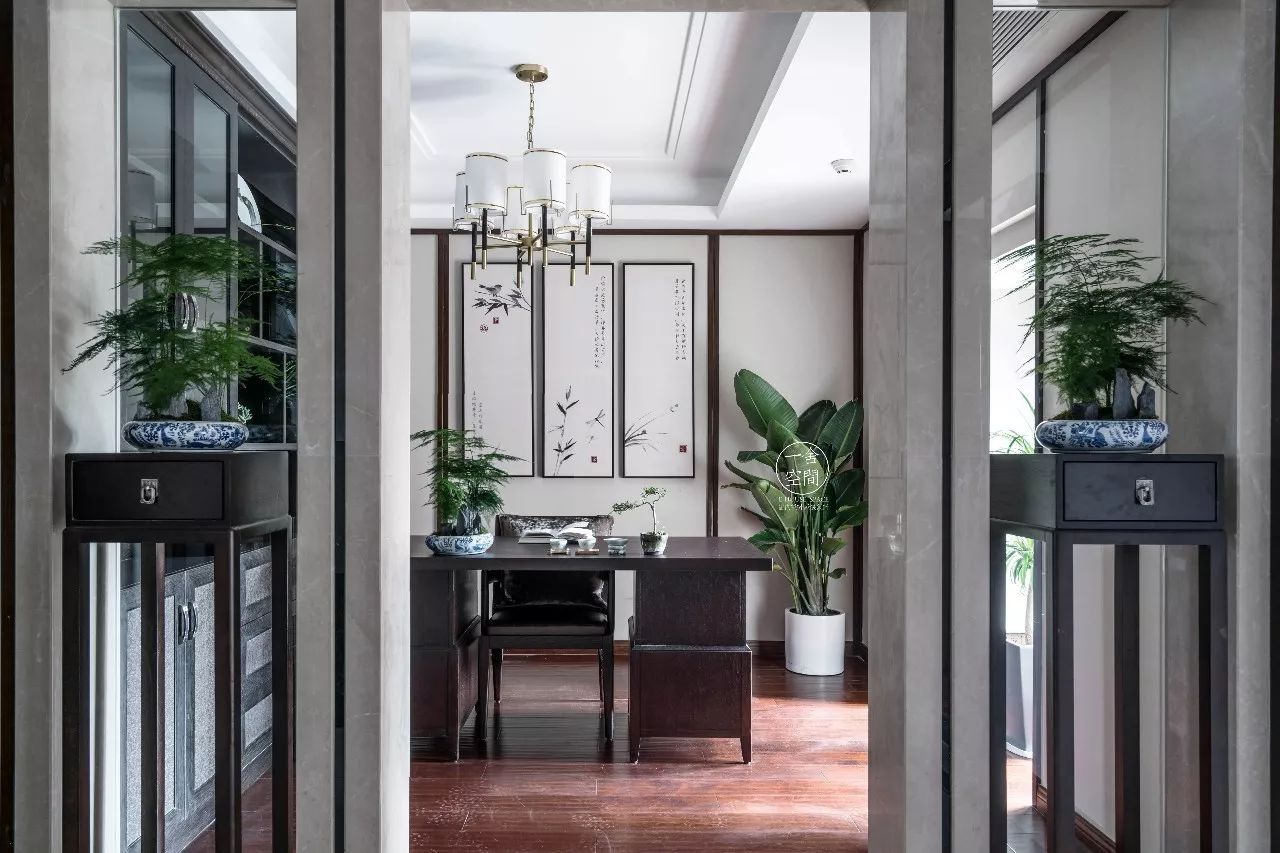 现代中式家居的清爽演绎——轻解罗裳-41