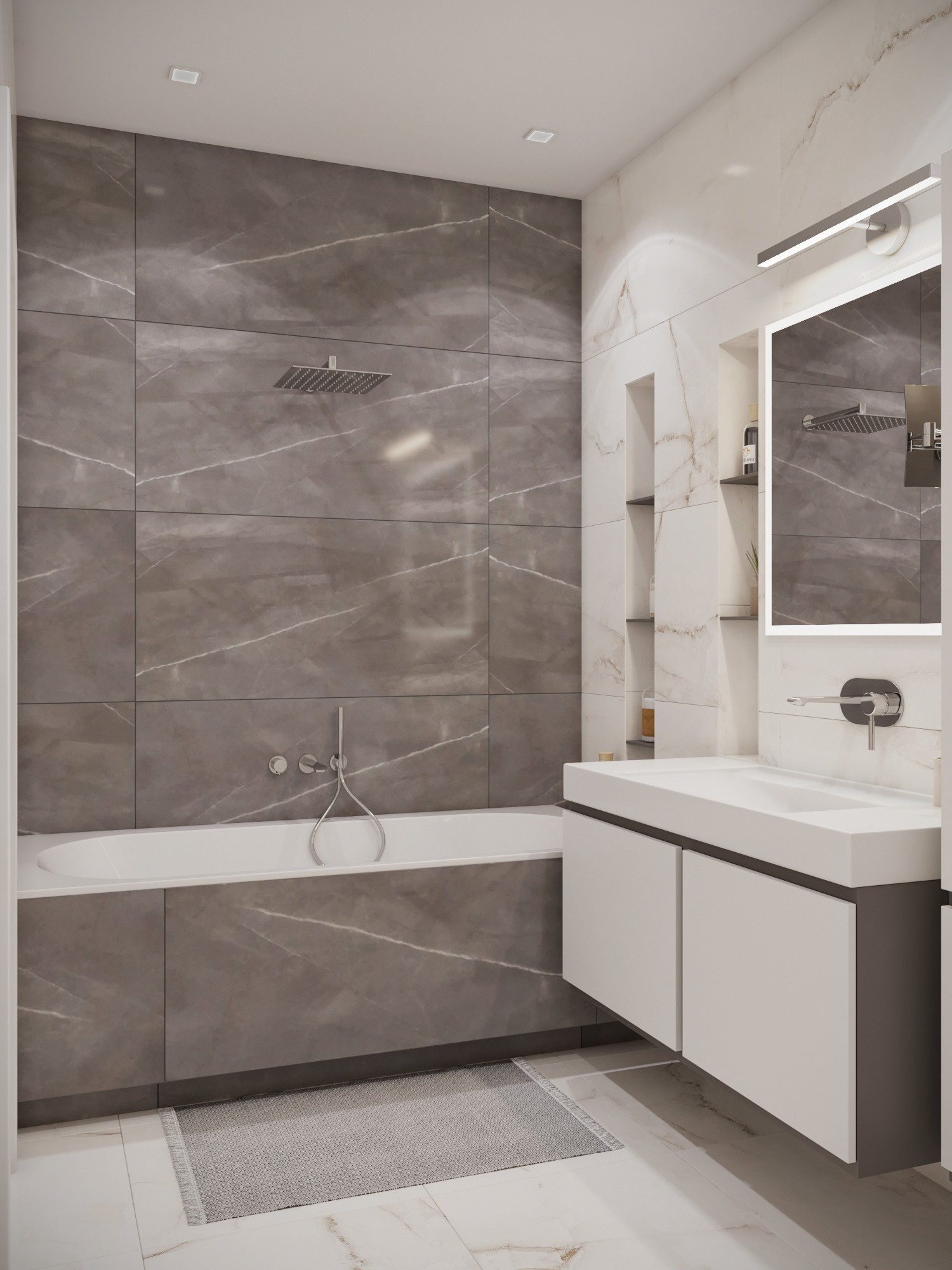 108㎡灰色系住宅设计-18