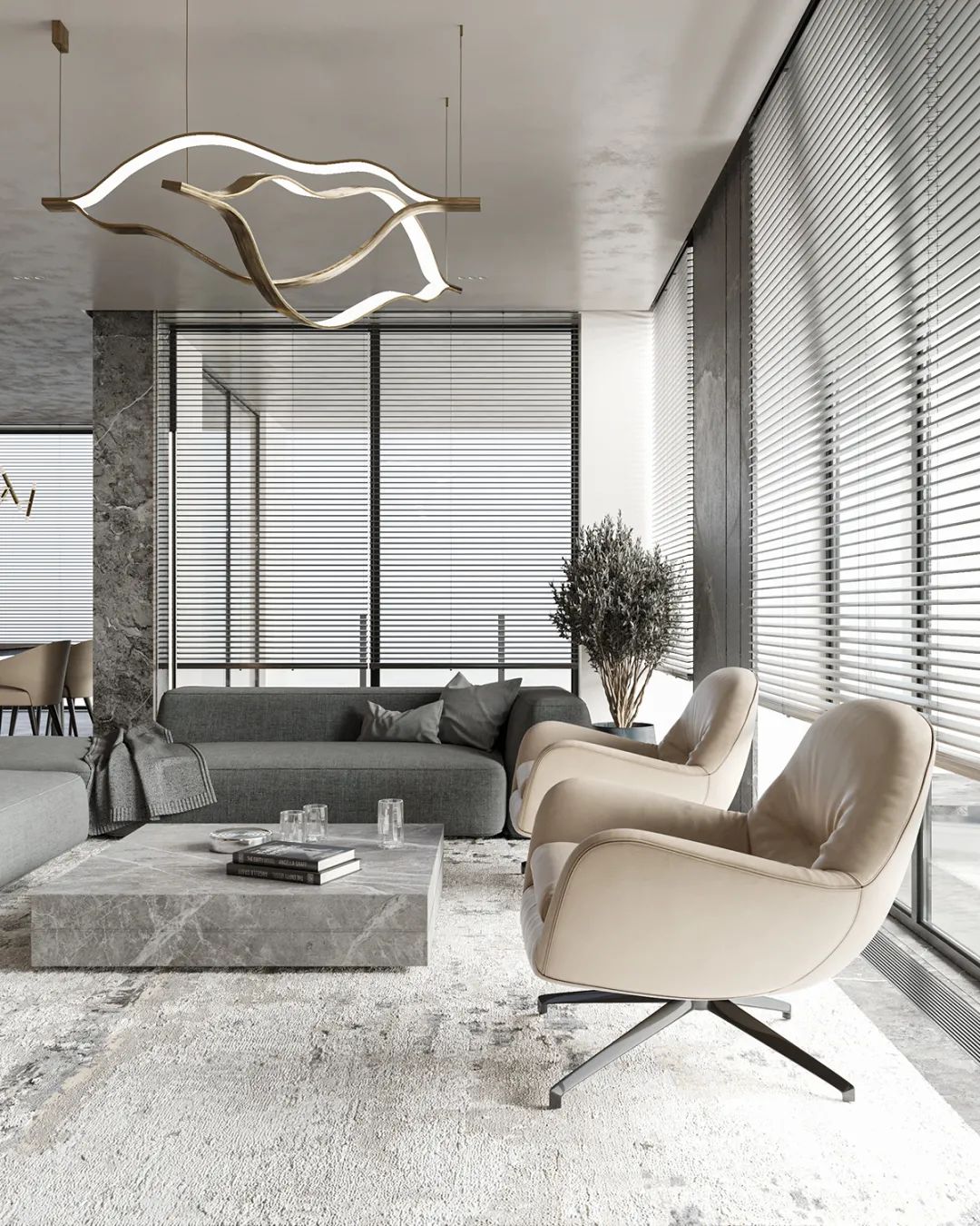 轻奢大平层 · 单身男士的温馨之家丨乌克兰基辅丨NOM BUREAU-42