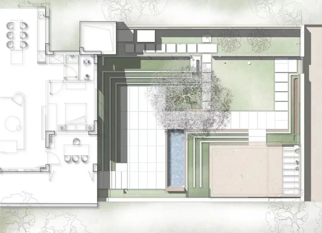 嘉陵江畔的「叠级线条」庭院丨MUSO 设计-5
