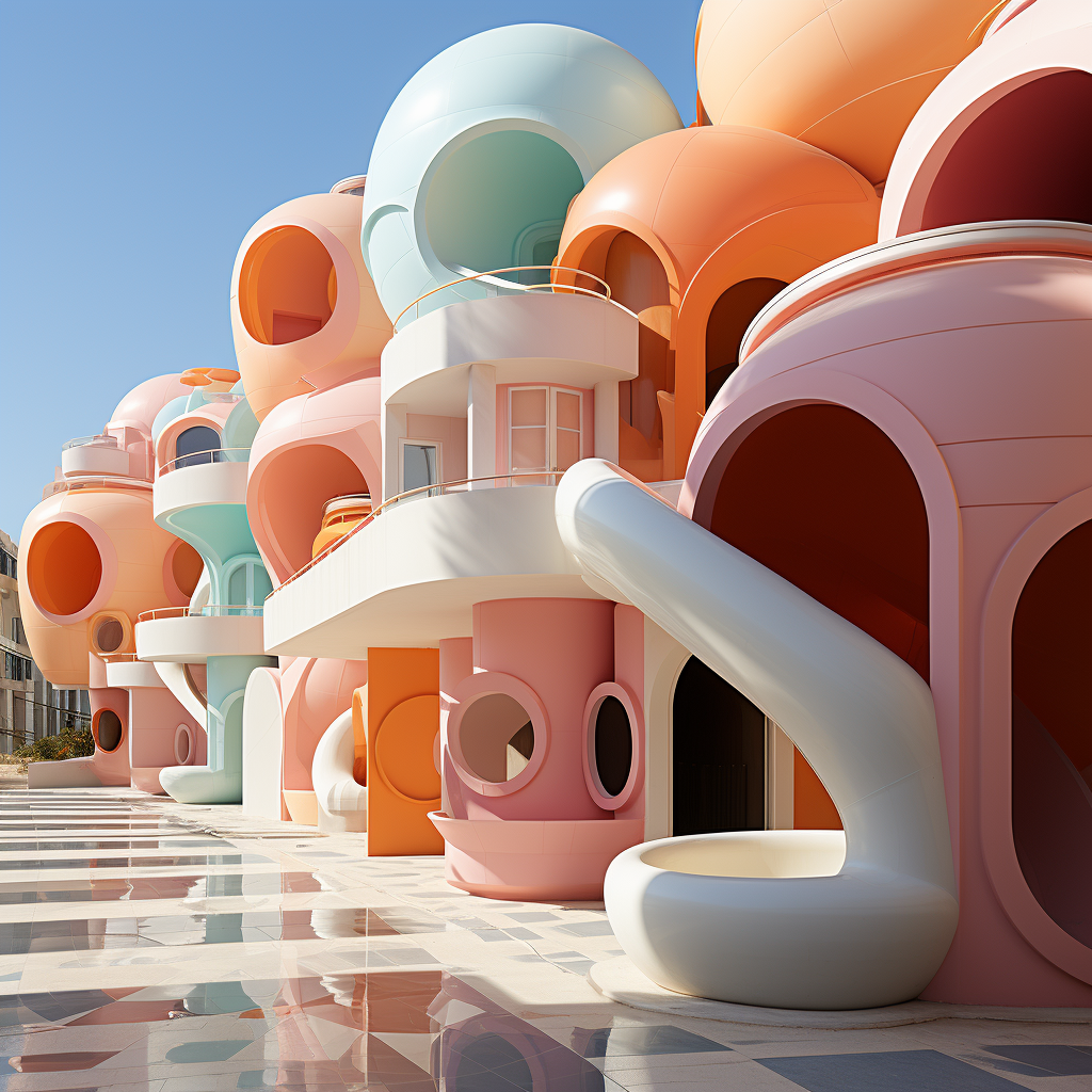 今天的建筑是彩色的-1