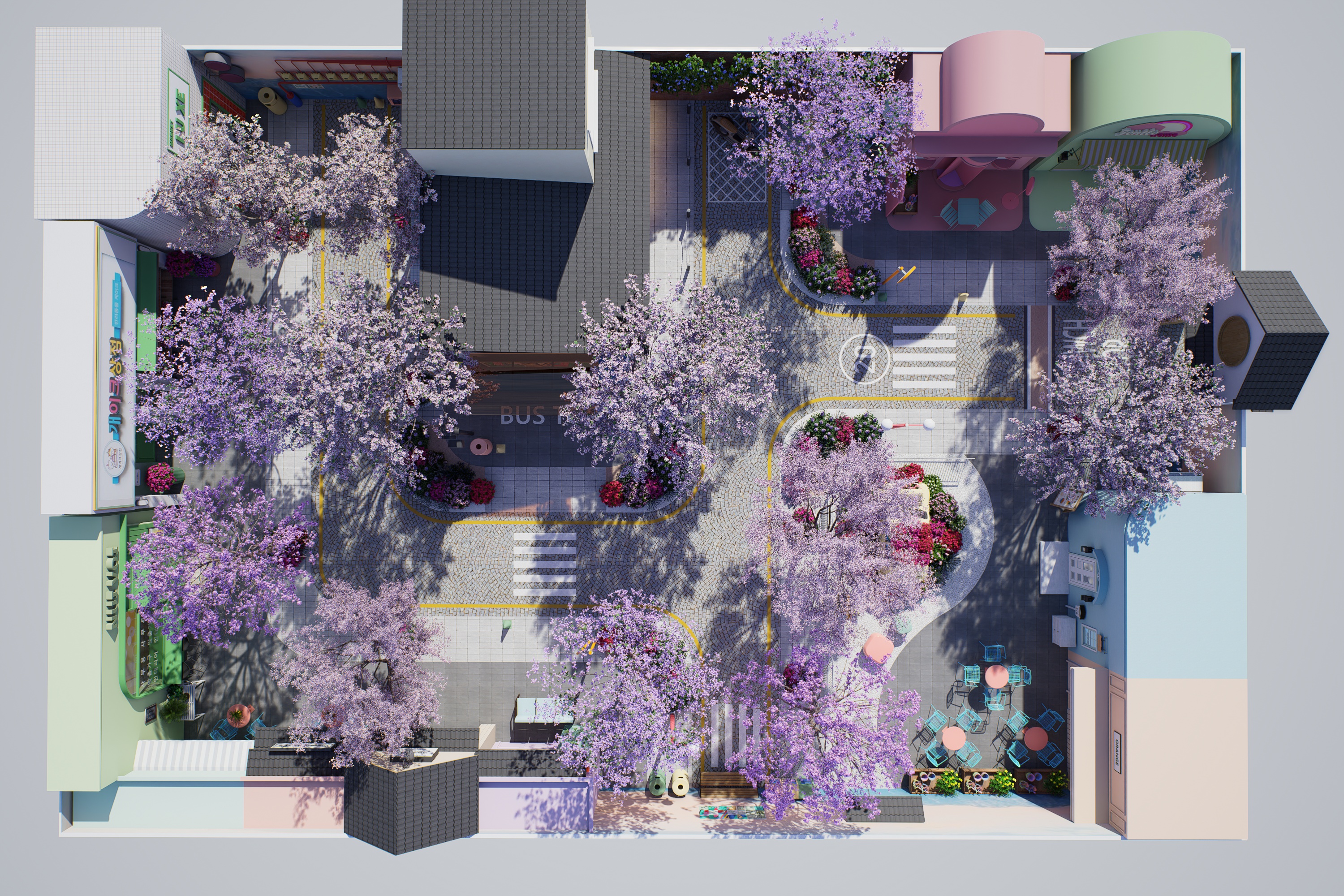 Khu check - in Chủ đề Mùa xuân Hàn Quốc-0