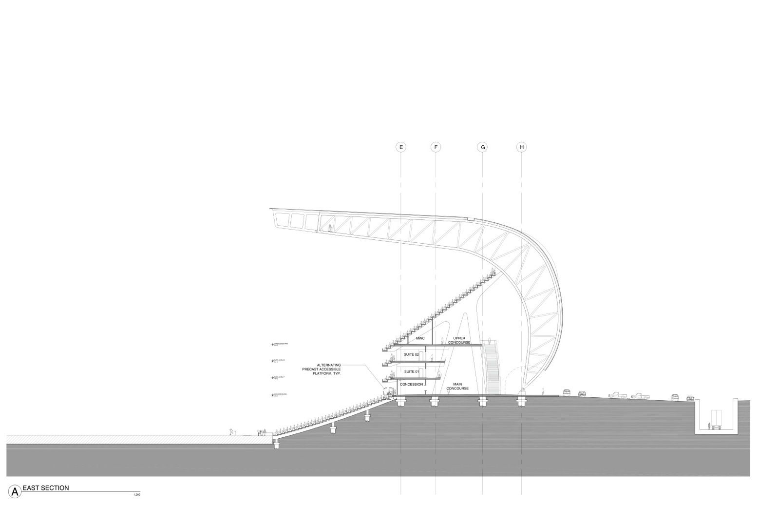 墨西哥 BBVA BANCOMER 体育场——钢铁之韵,历史之魂-45