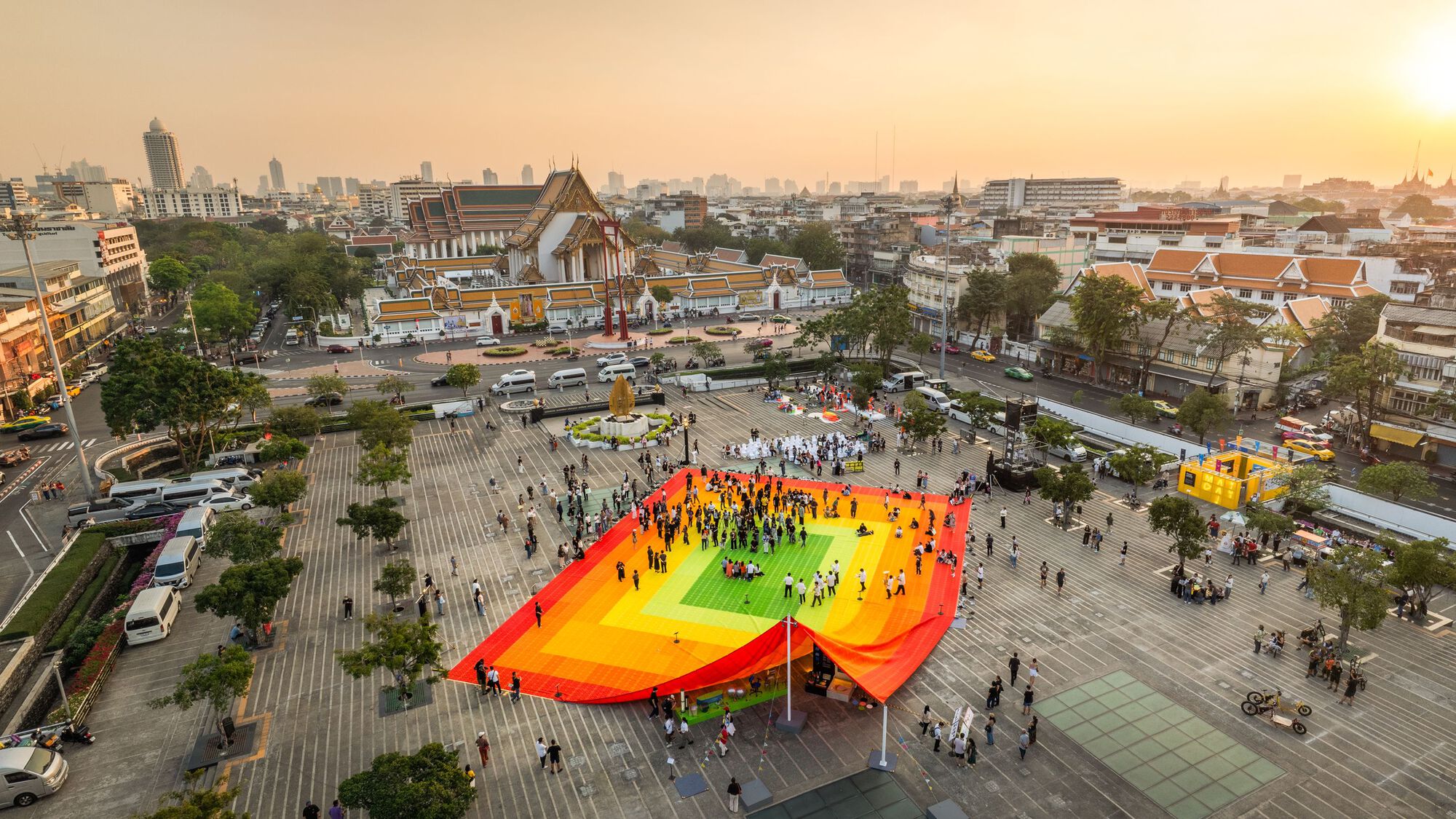 Mega Mat Installation Bangkok Design Week / MVRDV-27