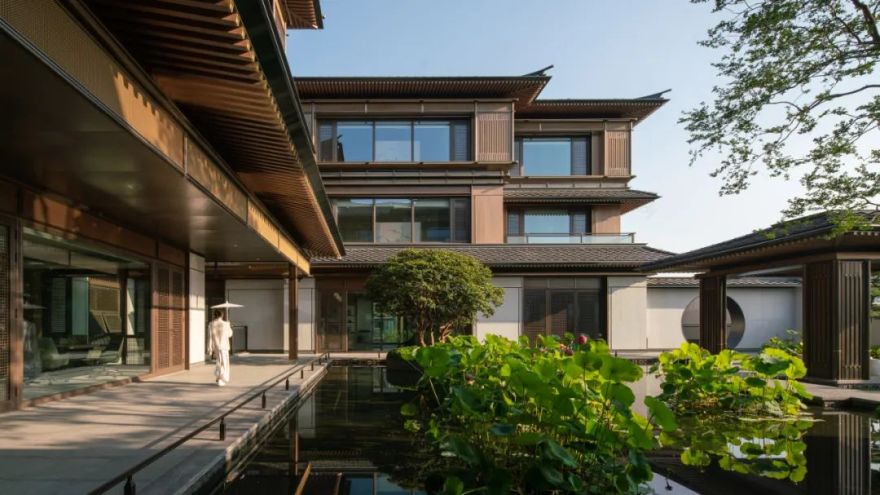 外巍内秀,层叠游园:保亿湘湖六庄-206