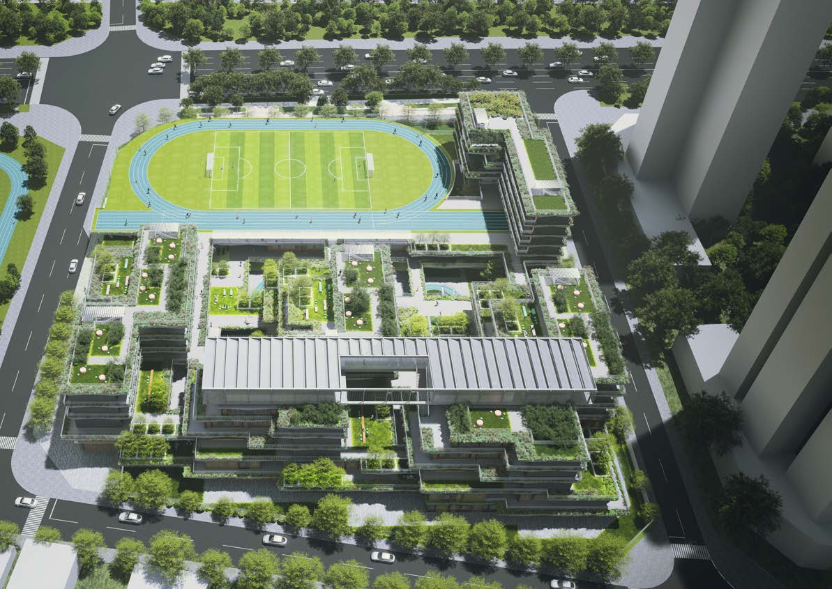 中标方案 | 立体书院：燕罗街道燕川九年一贯制学校新建工程 / 深大建筑设计院-拾陌工作室-5