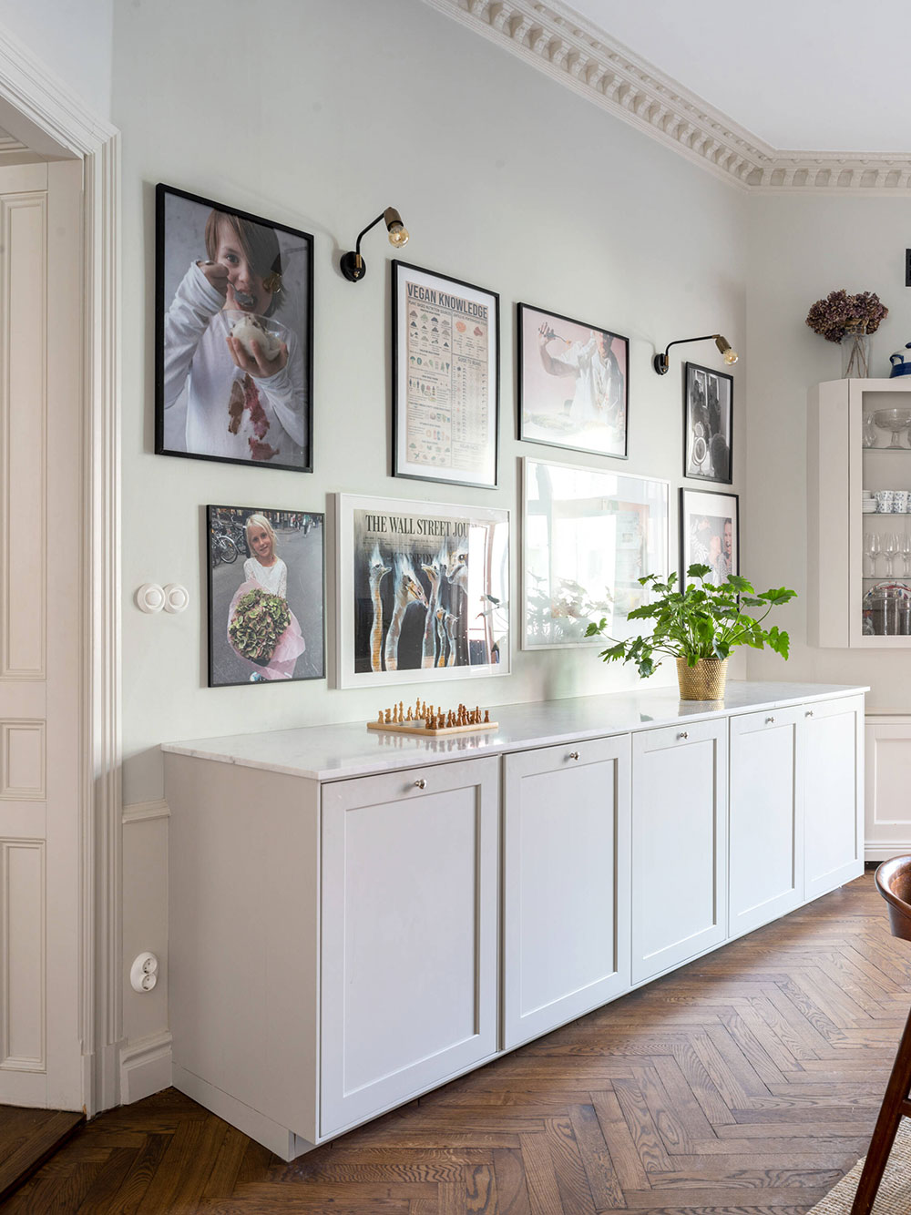 斯德哥尔摩公寓优雅图书馆设计-20