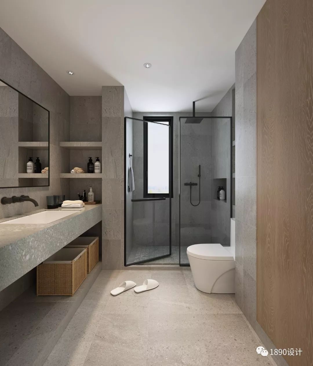 万科森林公园 242㎡通厅设计，折纸概念让空间更立体-34