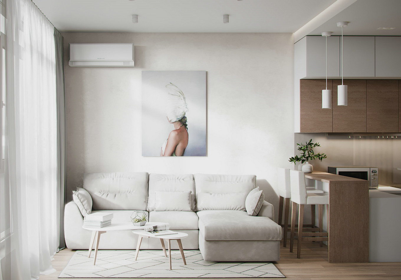 北欧风小资格调设计 舒适清新的空间美学-0