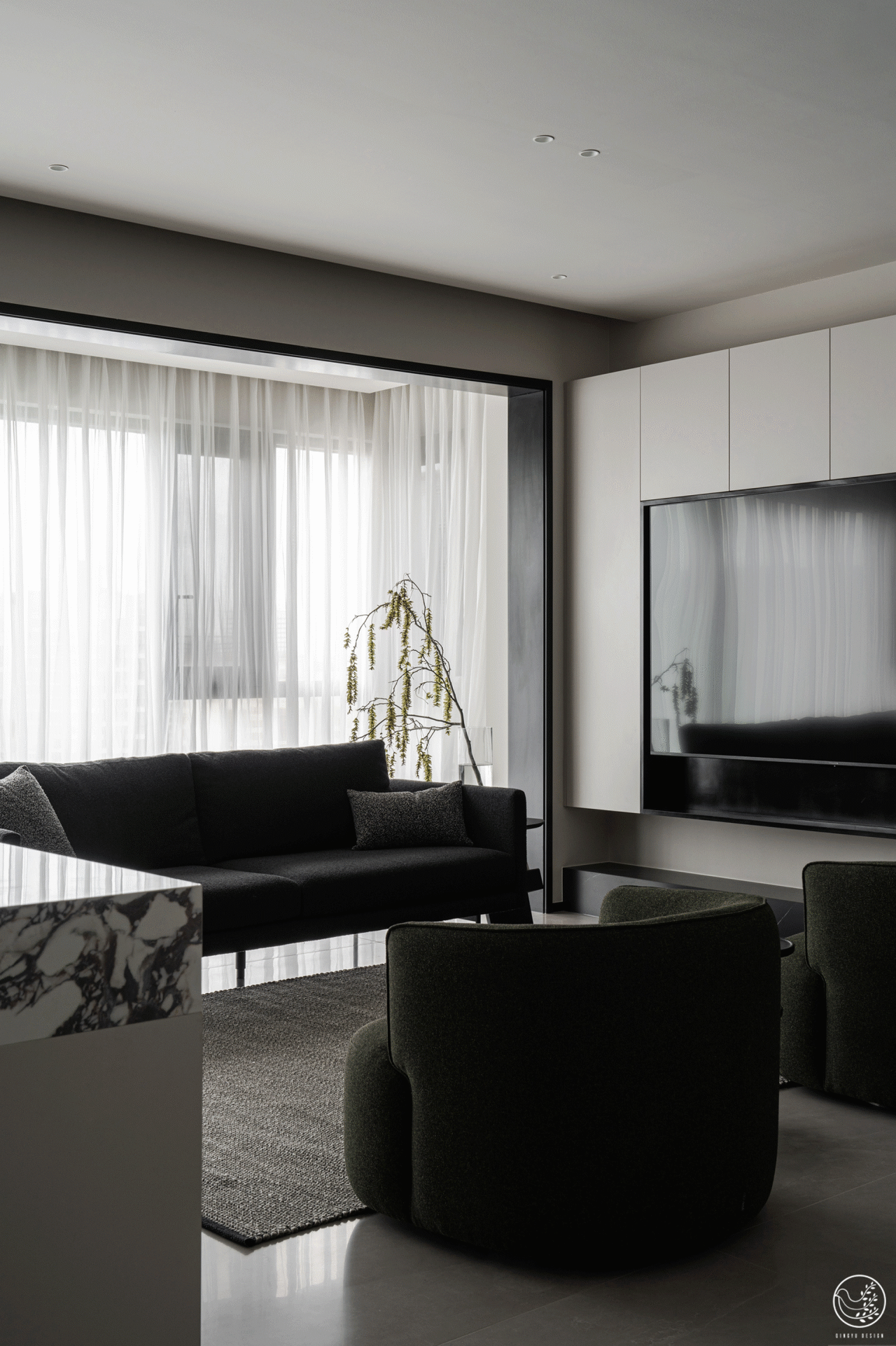 复古风格精装房软装改造丨中国成都丨设计师王司囡-15