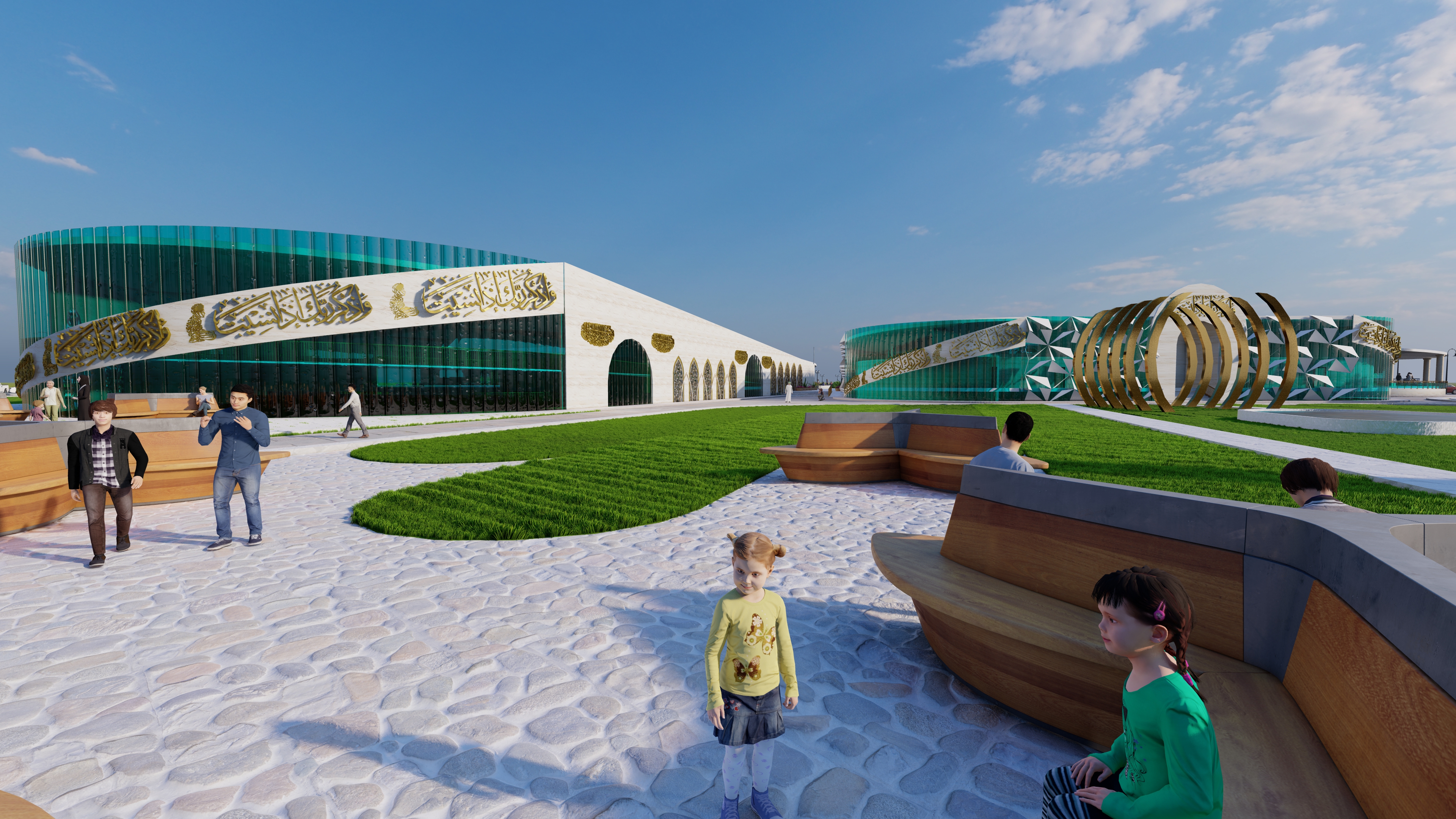 GRADUATION PROJECT ( ISLAMIC MUSEUM IN NEW RASHID )-4