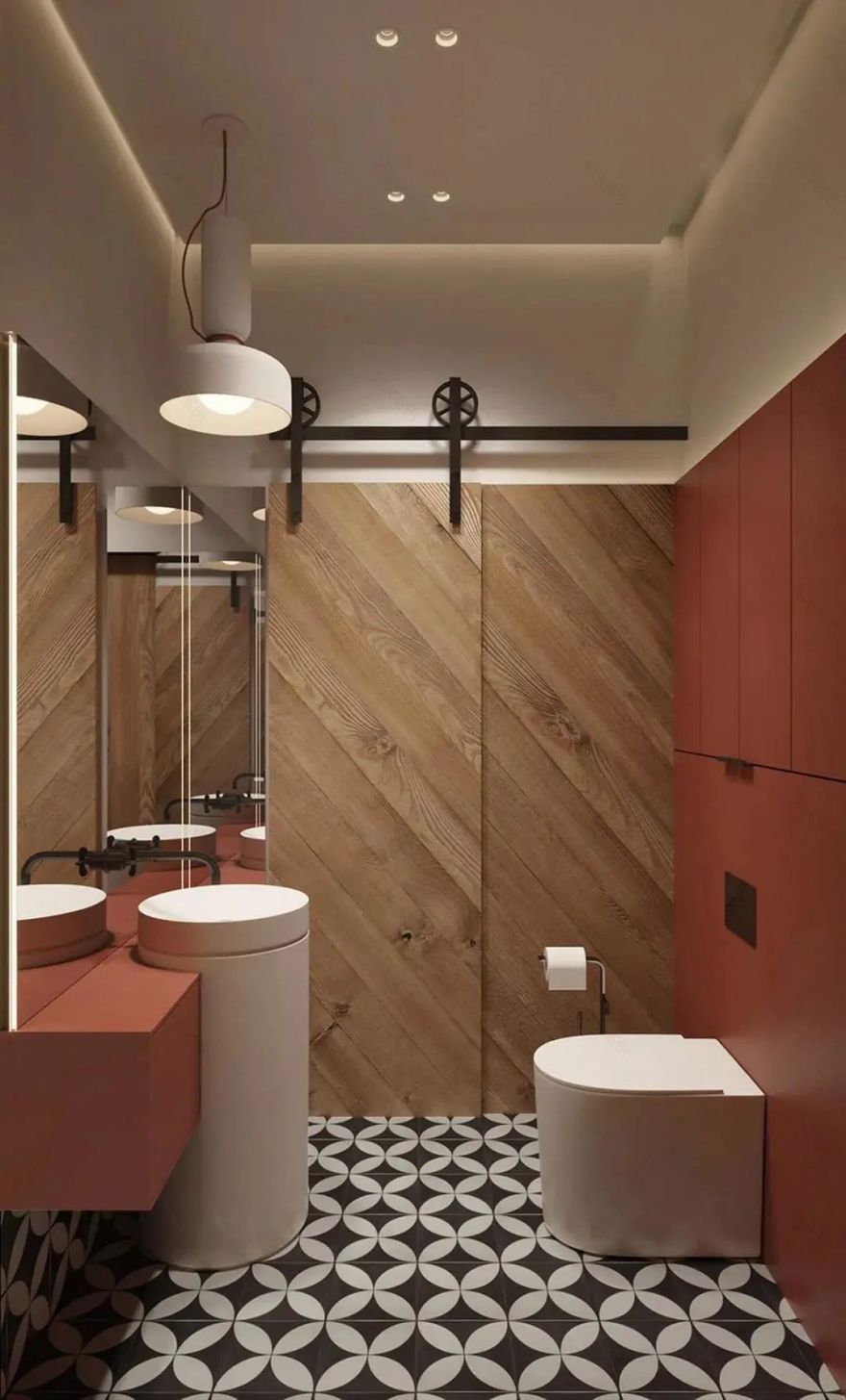 几何色彩碰撞,打造温馨空间-22