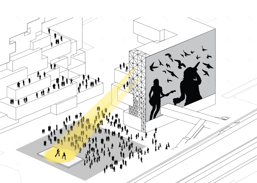 玛哈纳空塔(通常该建筑又名曼谷垂直花园曼谷画框,常见中文名还有通天塔 ,最准确名称以当地官方为准 ) 丨泰国曼谷丨OMA-16