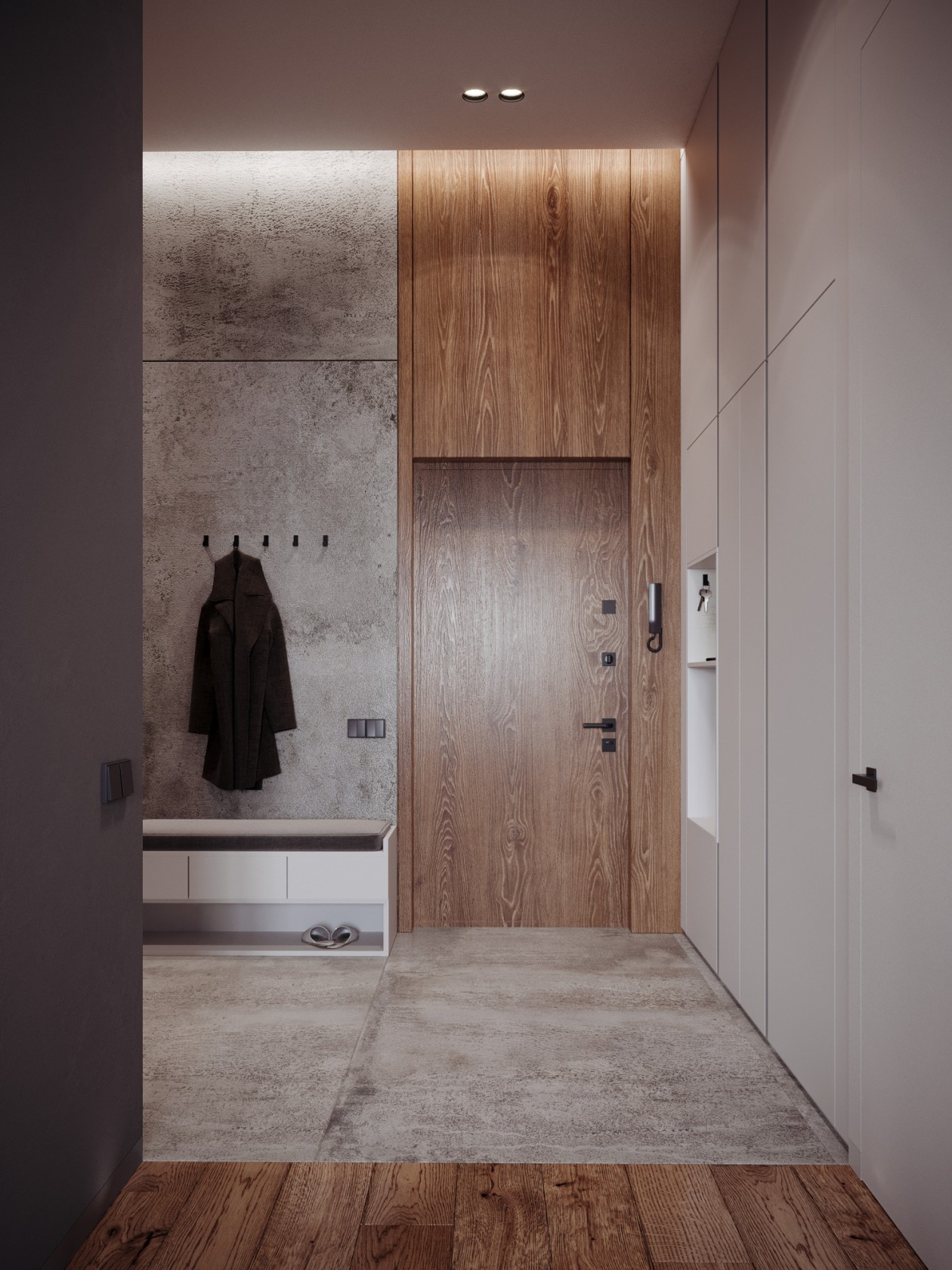 120㎡公寓 舒适温暖有质感的轻工业风 美腻-1