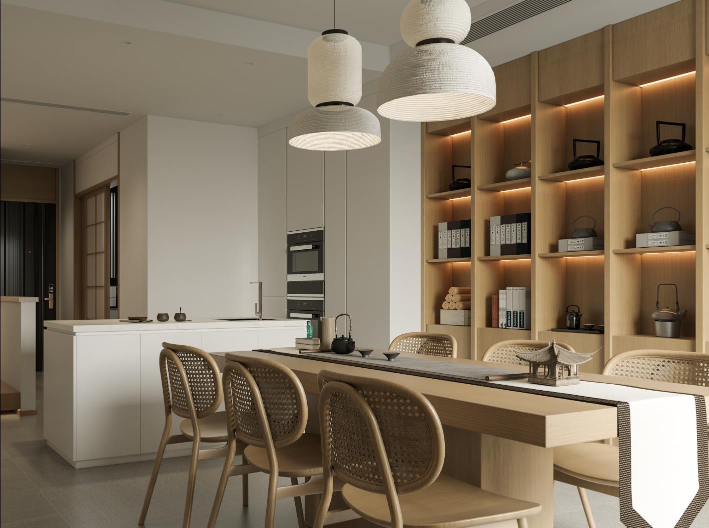 望山居全案设计丨鱼闪闪设计表现-14