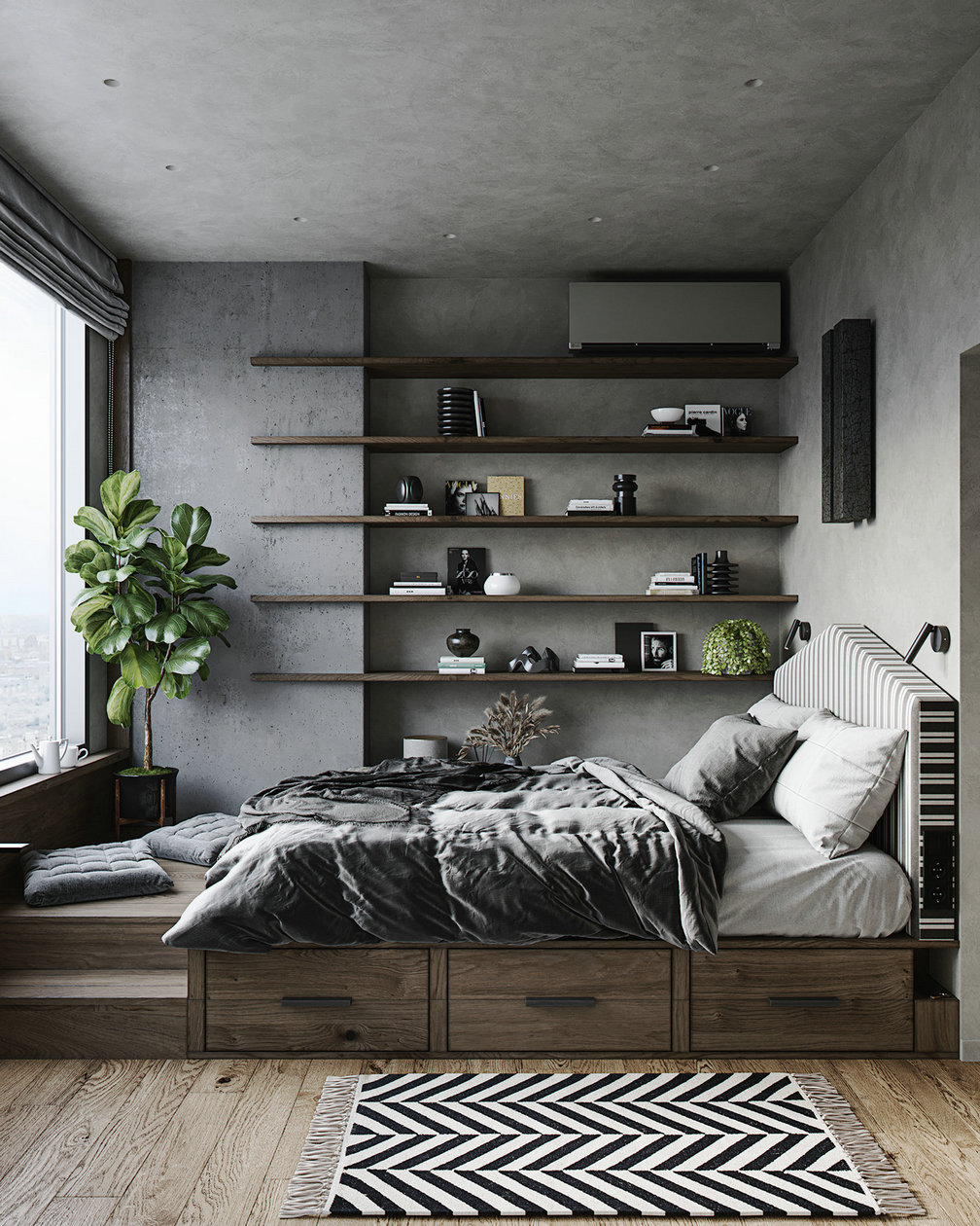 81㎡混搭风公寓设计-12