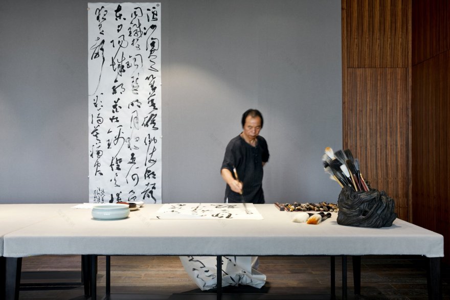 宁波160㎡林邦德书法工作室『一散堂』-1