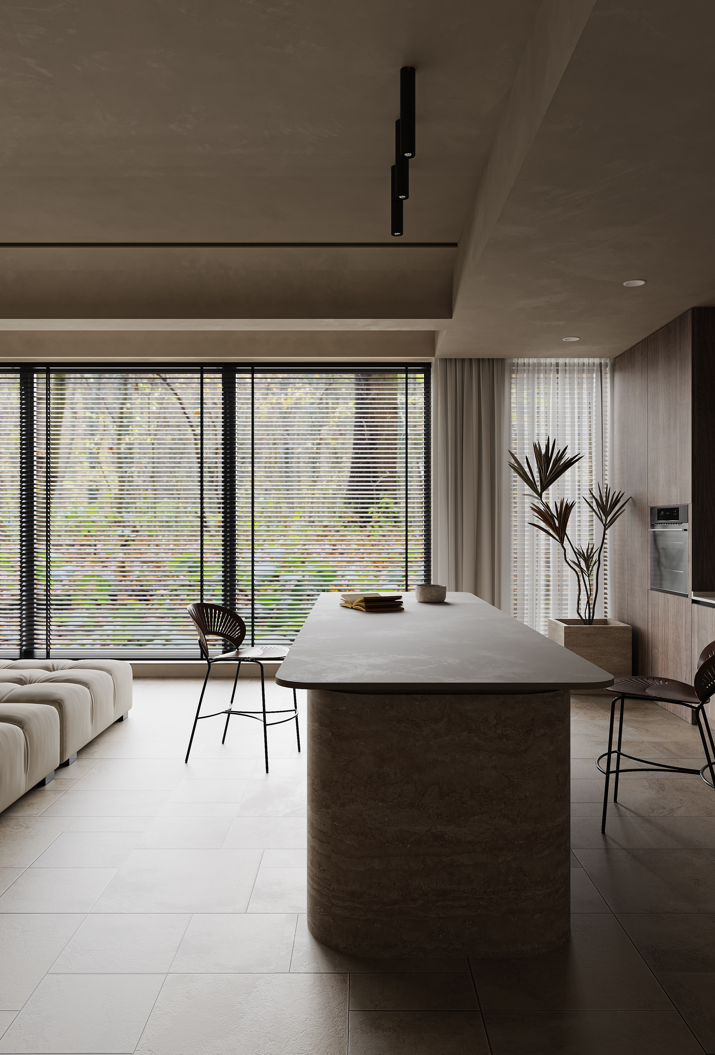 侘寂风室内设计丨中国重庆丨MJ 明涧设计-6