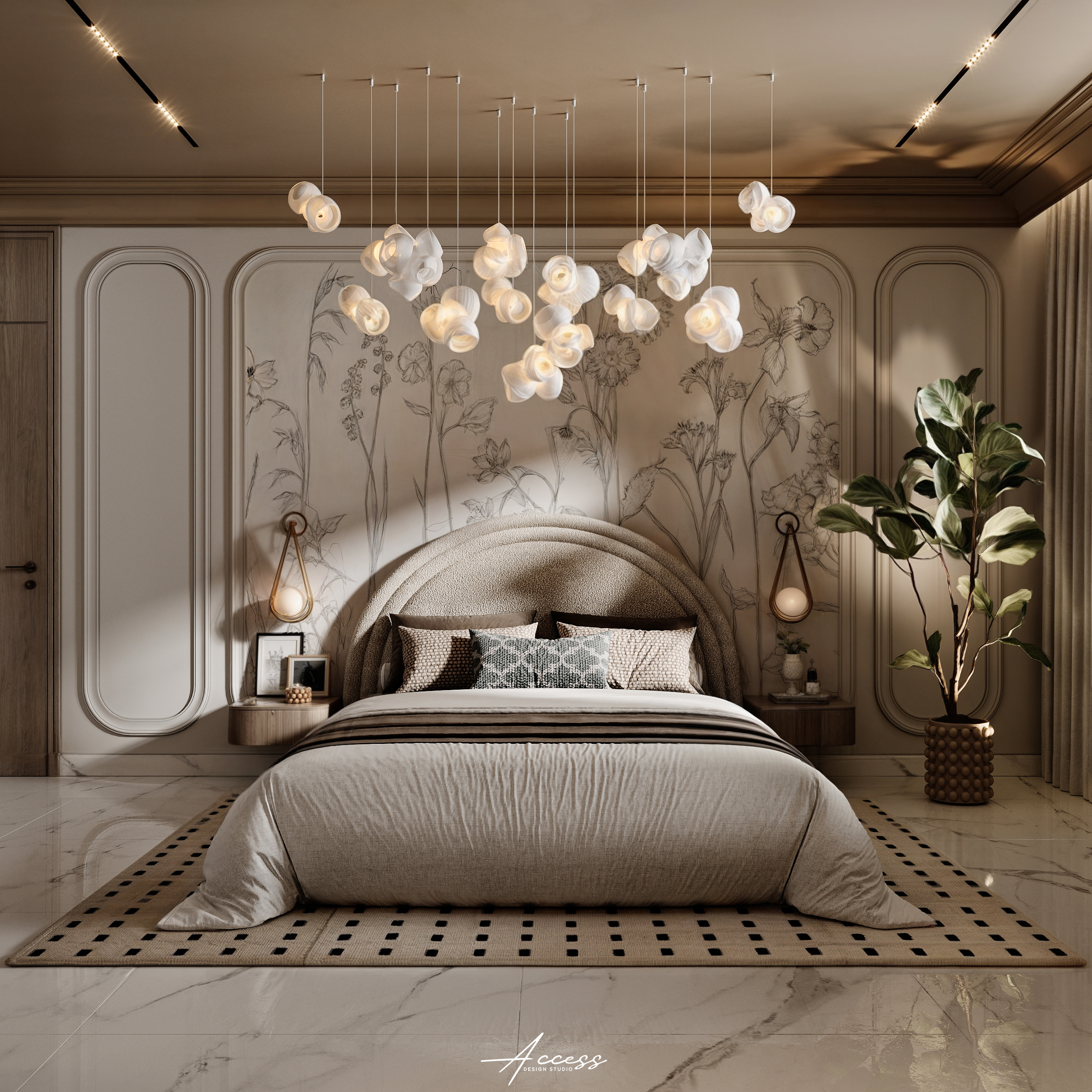 阿联酋少女卧室设计丨Access design studio-3