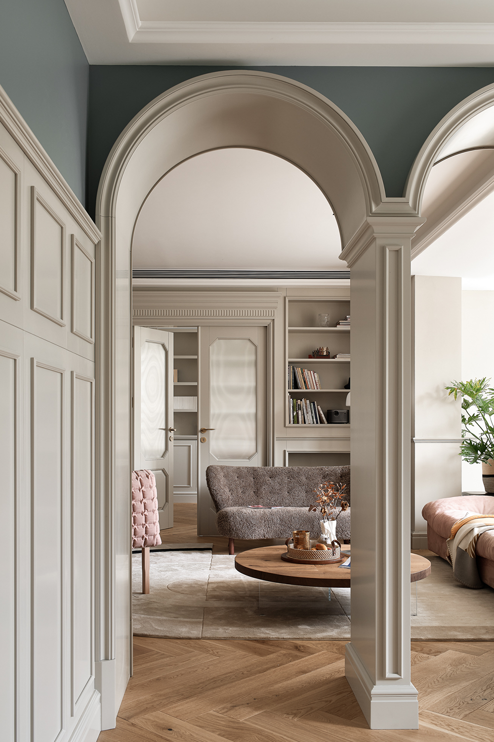 法式复古清新浪漫舒适自然风住宅设计丨中国上海丨上海示觉室内设计事务所-17