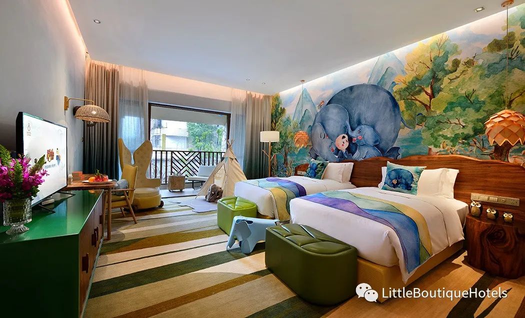 峨眉山蓝光己庄酒店 | 亲子度假新地标,设计融合川西与东南亚风情-71