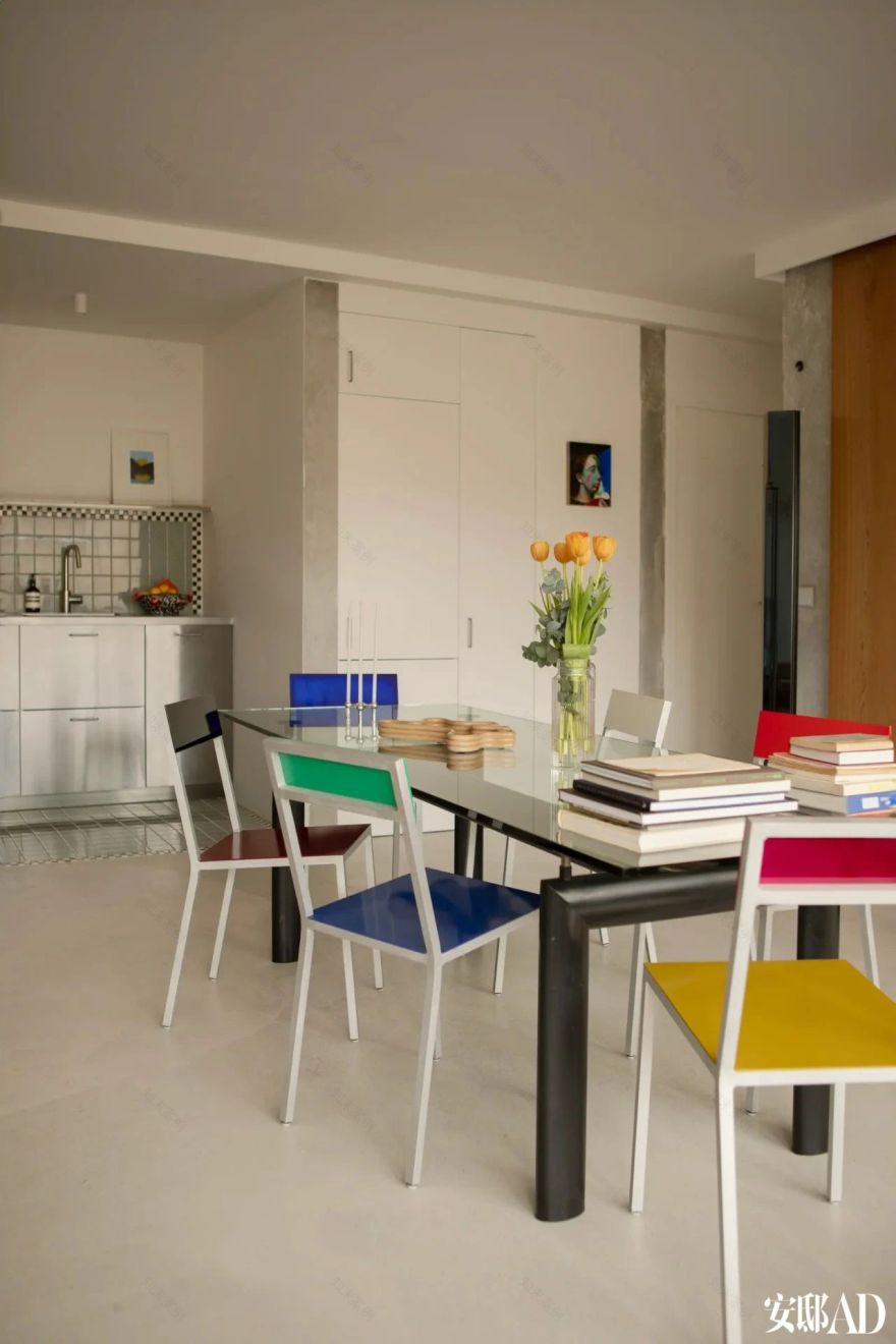 80平米巴黎粗野主义小空间改造丨法国巴黎丨Studio Marie Bonnard(玛丽·波纳尔创建)-14
