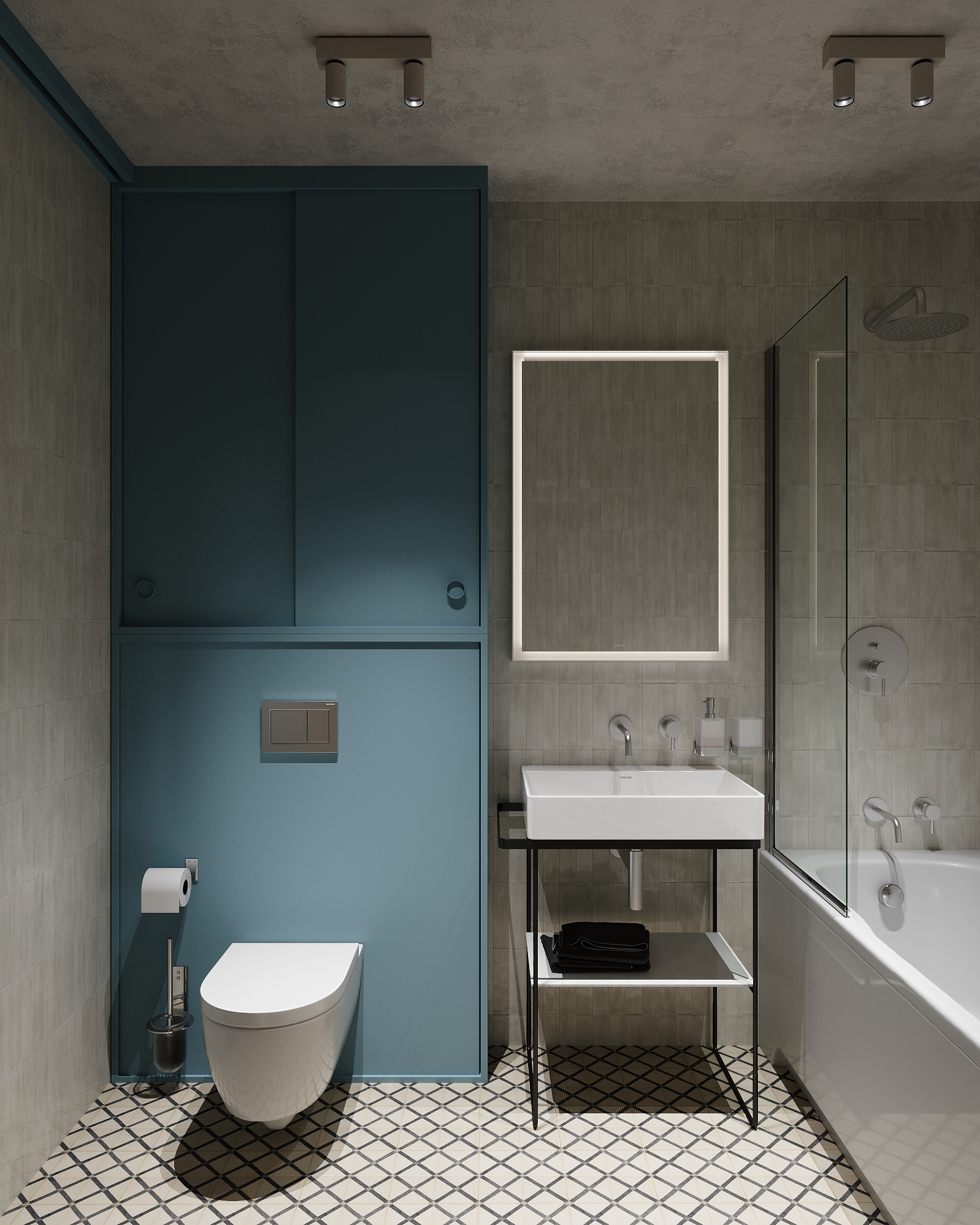 JAPANDI 风格城市公寓室内设计-30