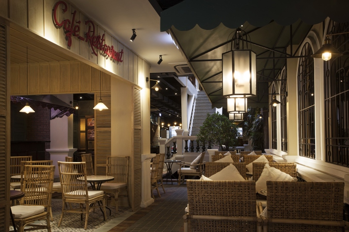 复古韵味 | 越南胡志明市的“第十二美食街”餐厅设计-16