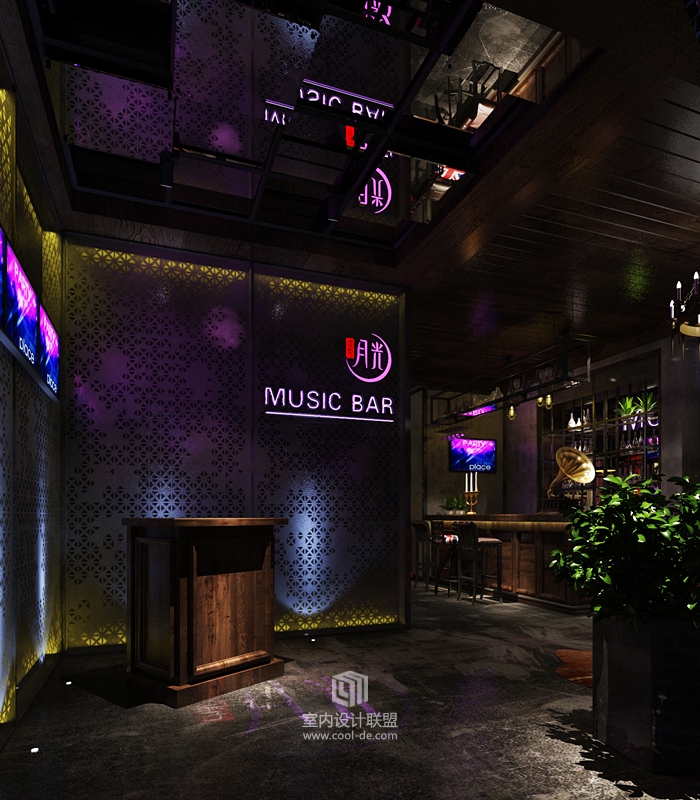 主题餐厅设计-福州揽季月光音乐餐吧主题餐厅设计-6