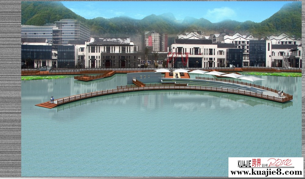 武当山新区 太极湖栈道景观-16