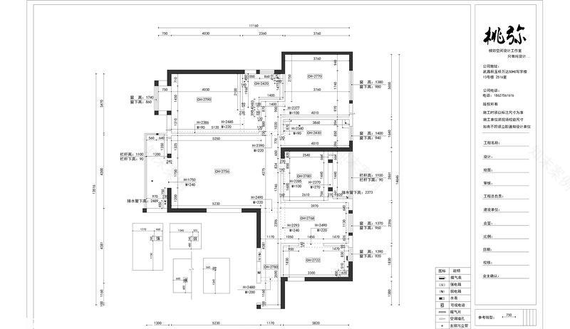 桃弥设计 | 工业风平层住宅,灵活布局与复古元素完美融合-0