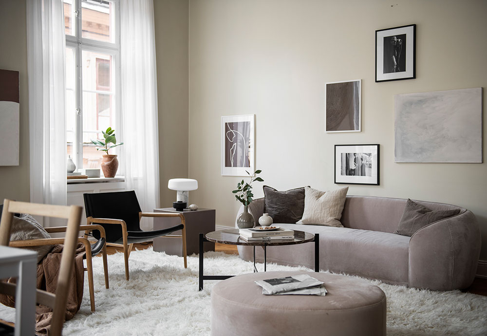 斯德哥尔摩历史古城中的时尚米色公寓-4