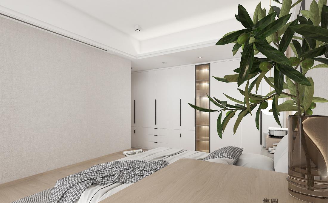 奶咖色日式原木风家居设计-28