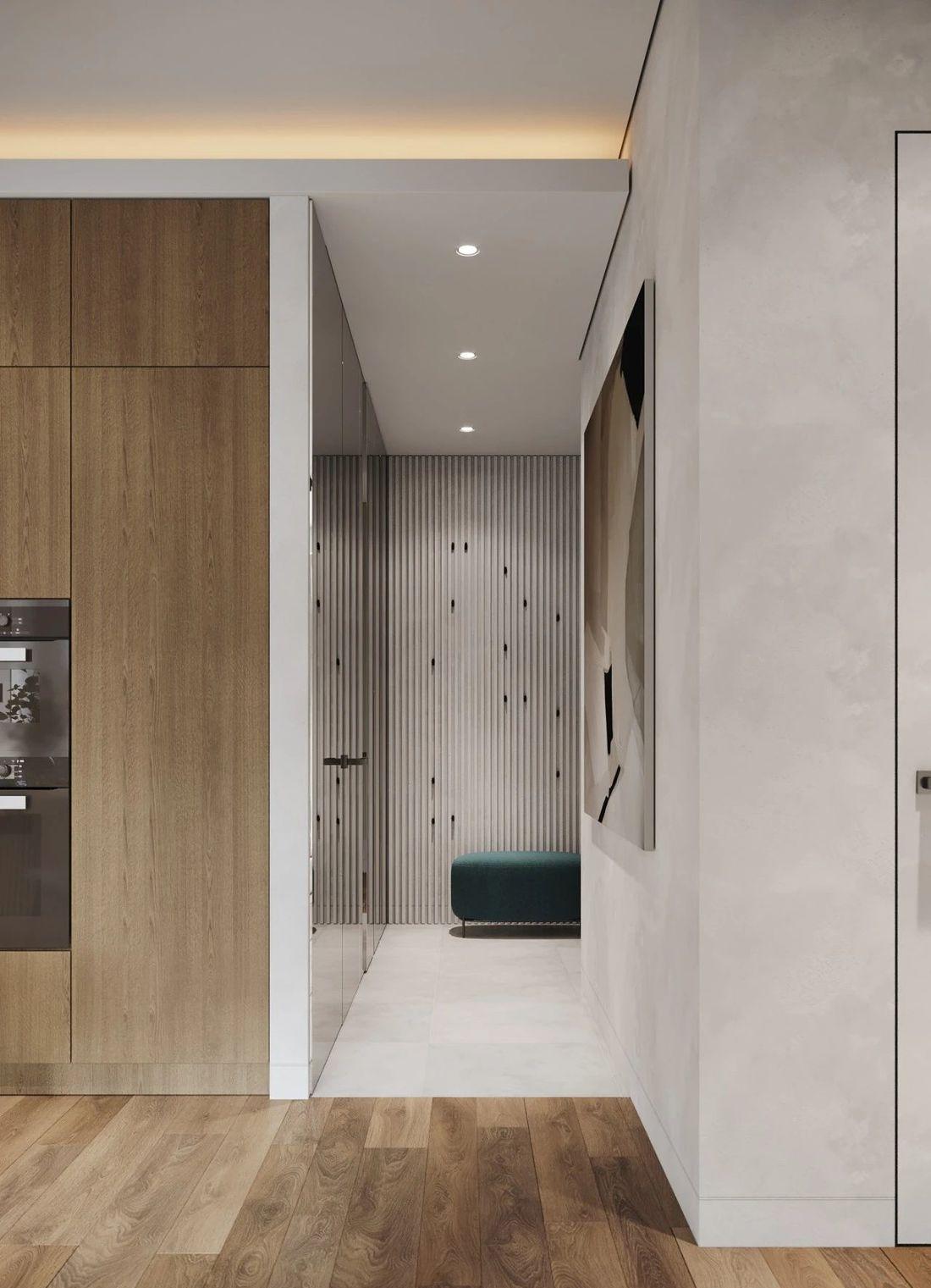 顾念安 88㎡现代素雅家居设计，简约中见精致-14