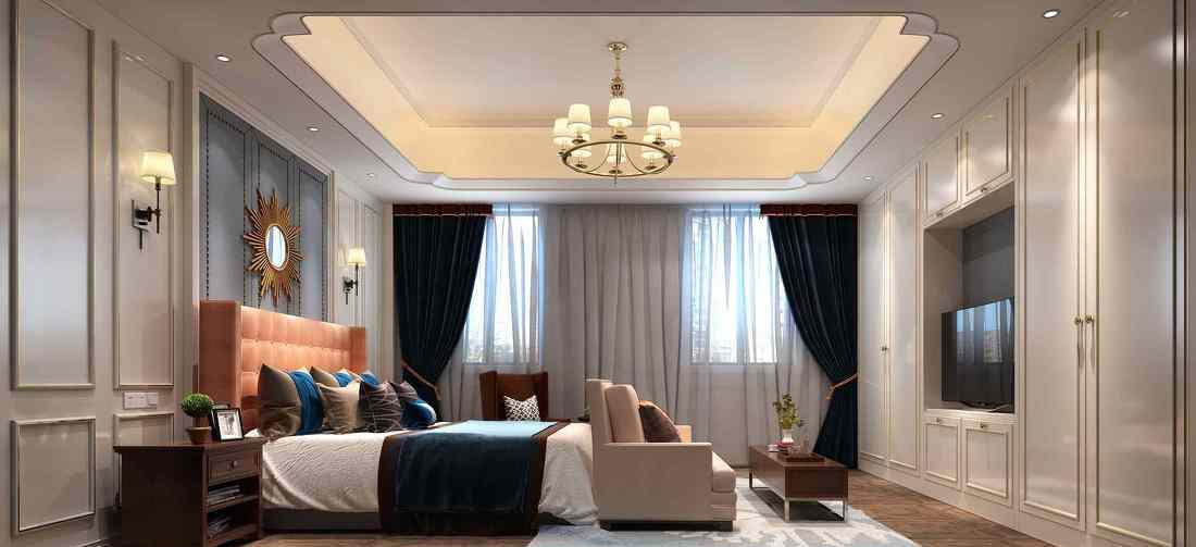 欧式轻奢风，白色大理石与金属线条的精致碰撞-5