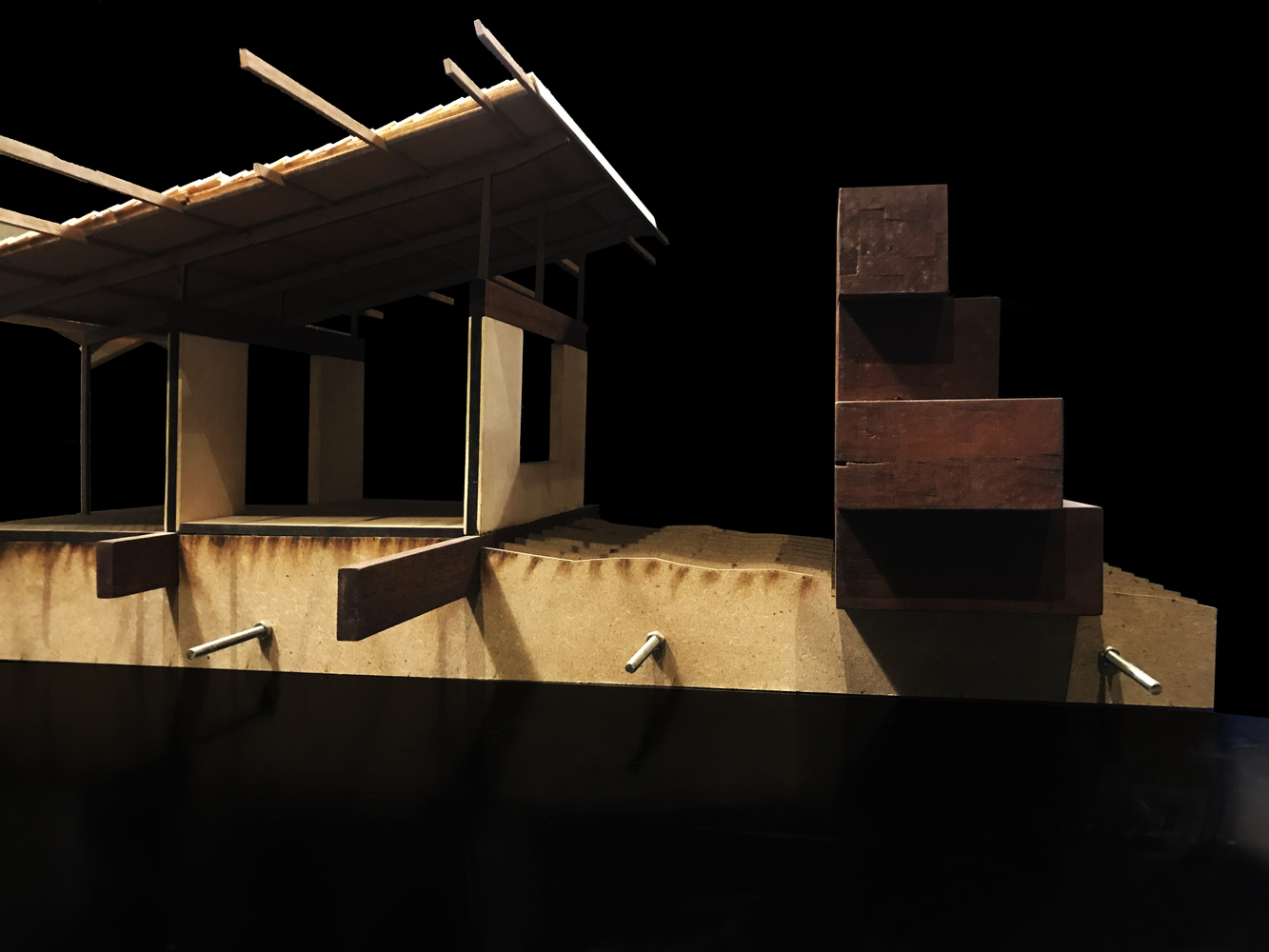 印度波纳湖边的石堡之家-52