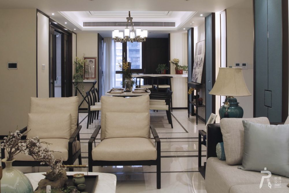 西安锐意设计-- 现代中式紫薇•永和坊 230㎡大宅-11