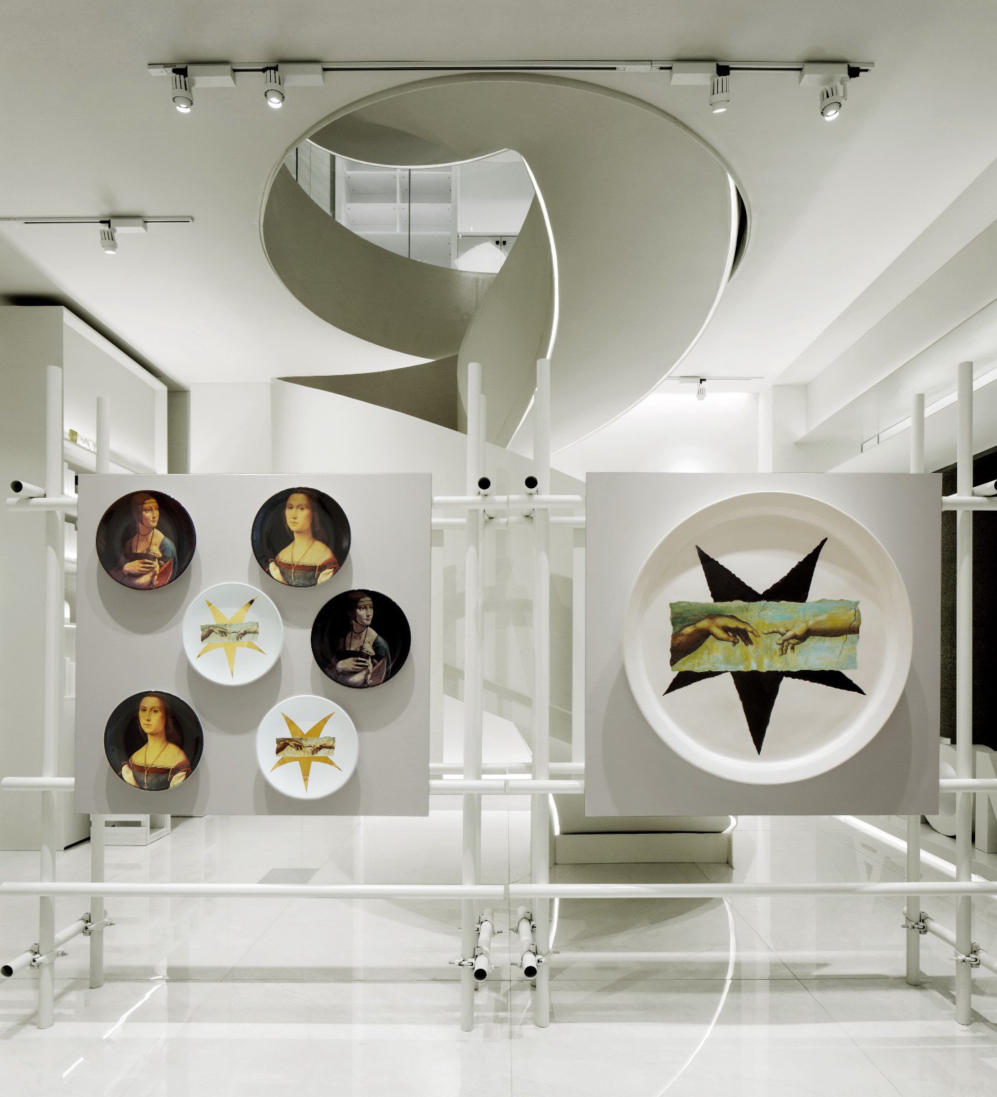 意大利 IMOLA 陶瓷展陈空间设计 | 艺术美感的纯粹空间-12