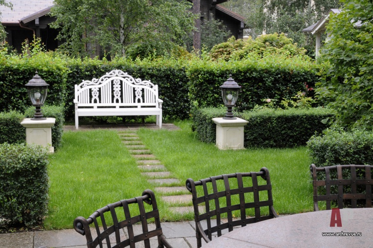 景观设计:小型地块的古典风格花园丨IL NATURE-39