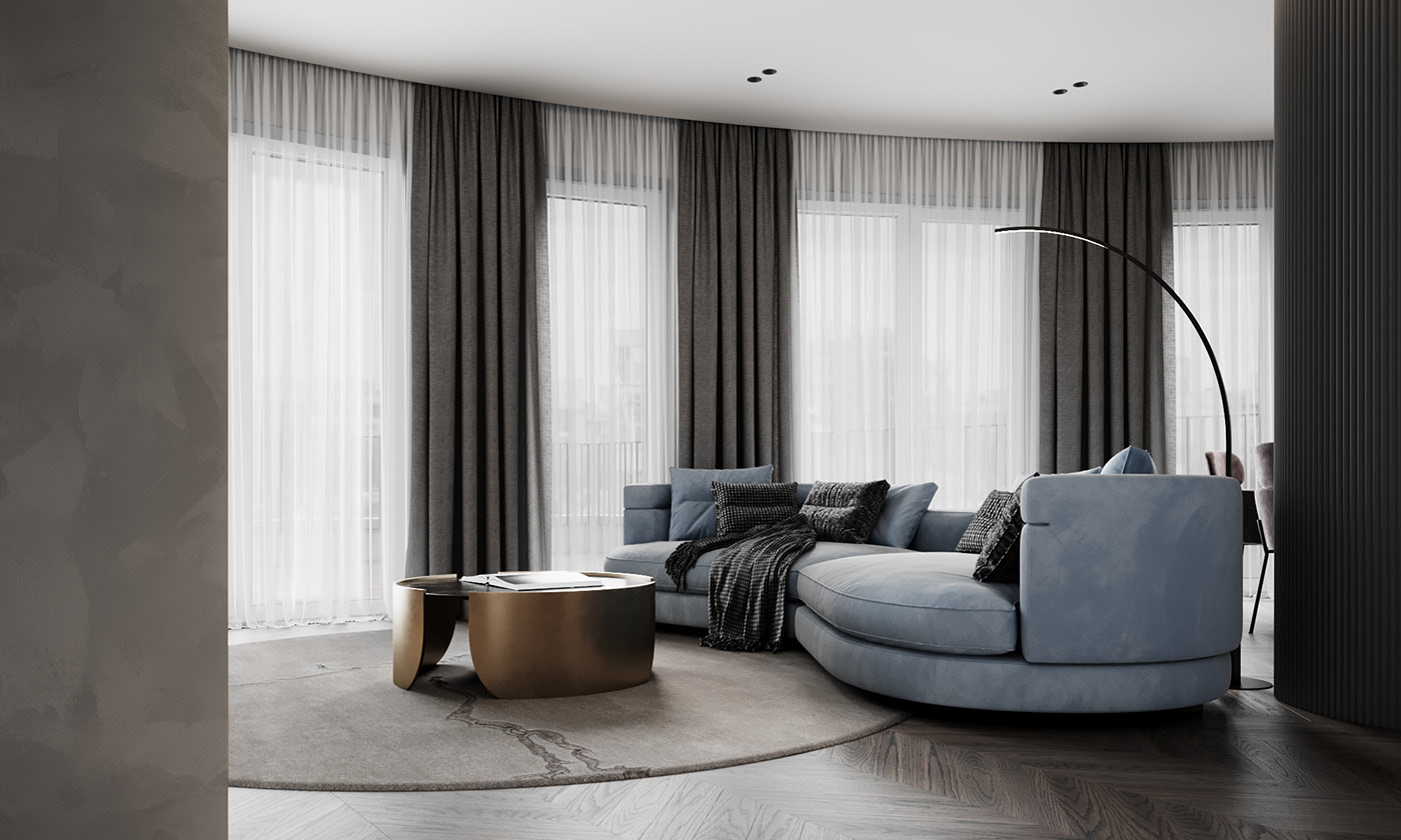 俄罗斯115㎡住宅设计 超有格调！-3